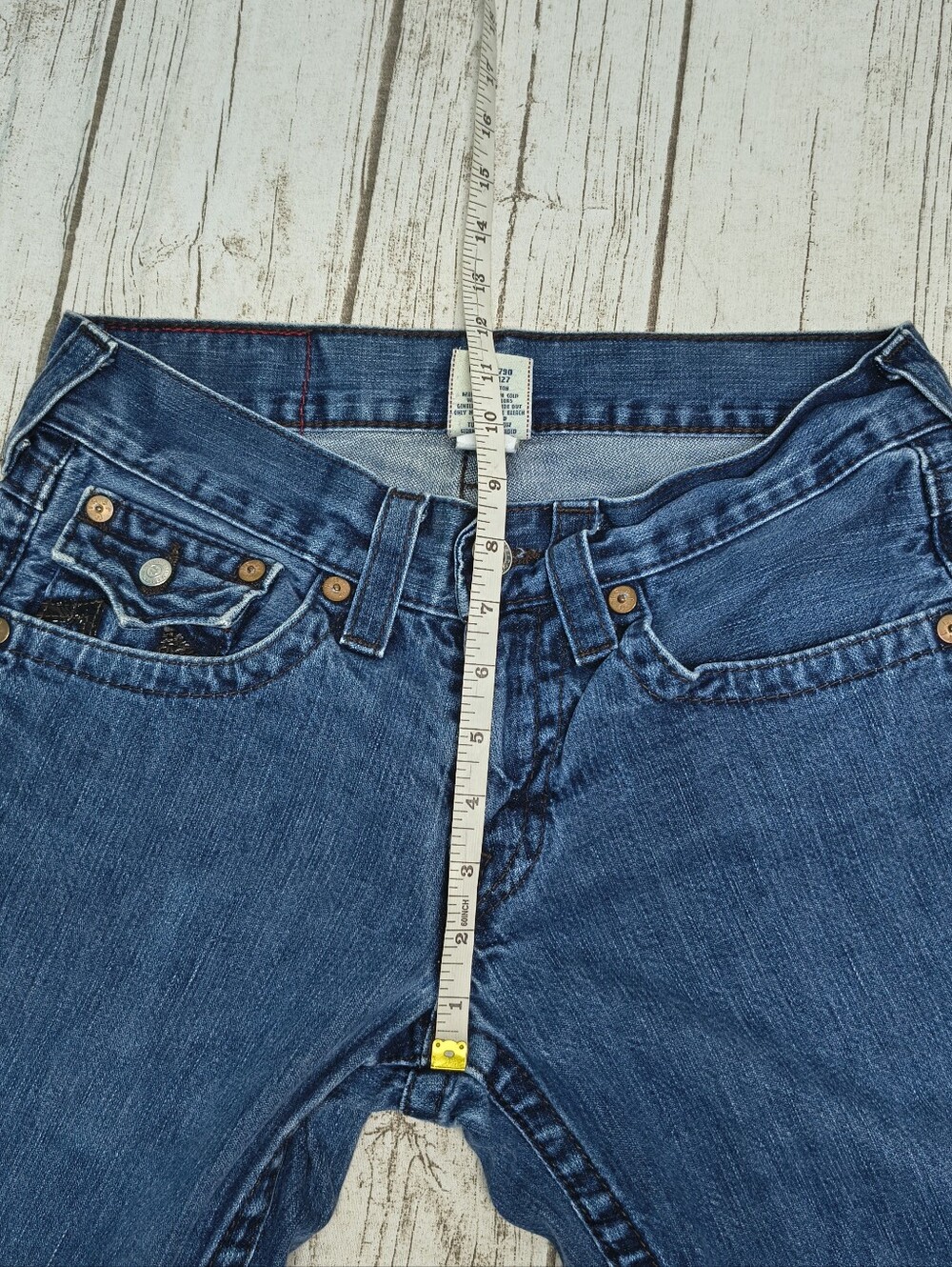 True Religion Y2K Ultra Low Rise Jeans Women Size 29 - Picture 4 of 7
